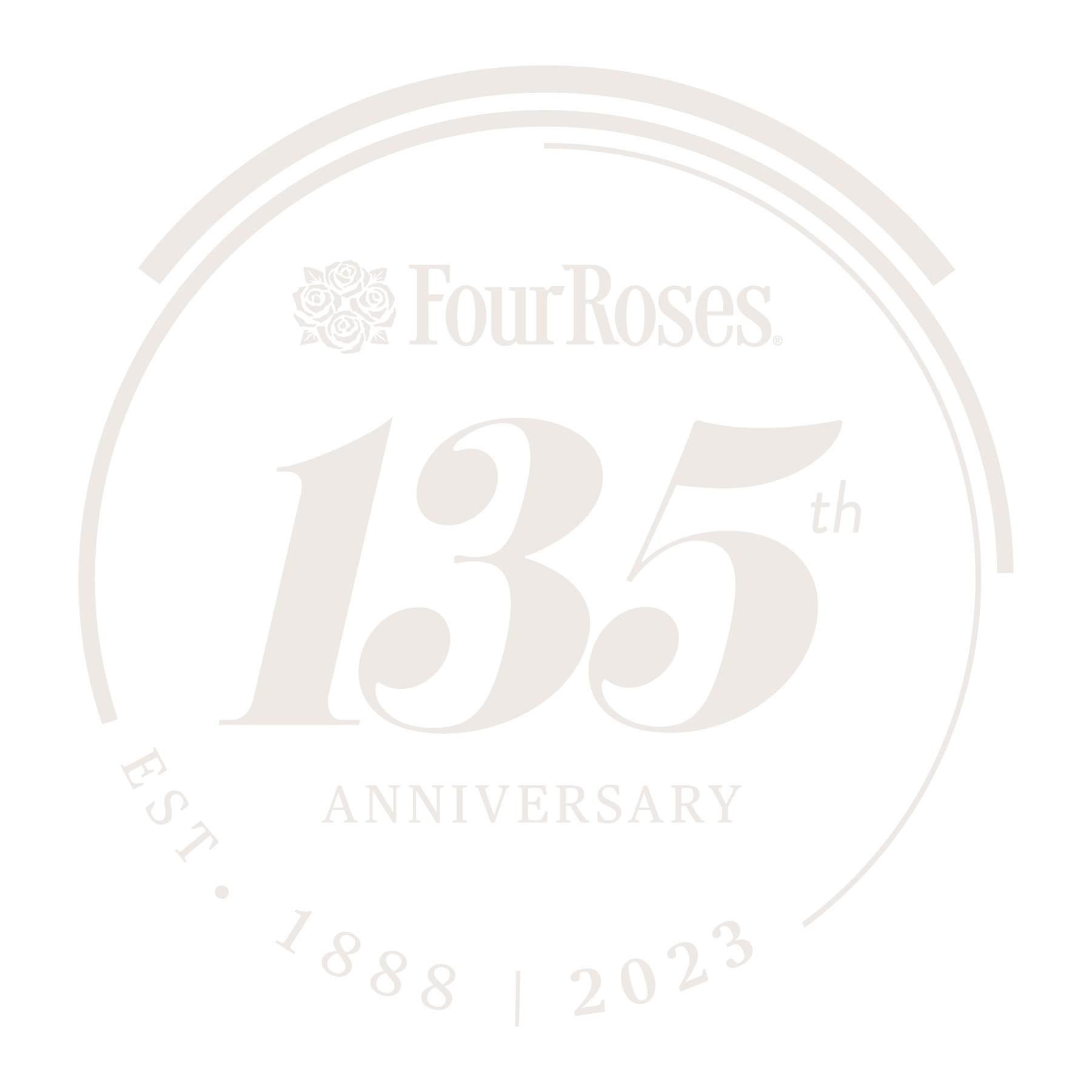 Four Roses 135 Anniversary Logo